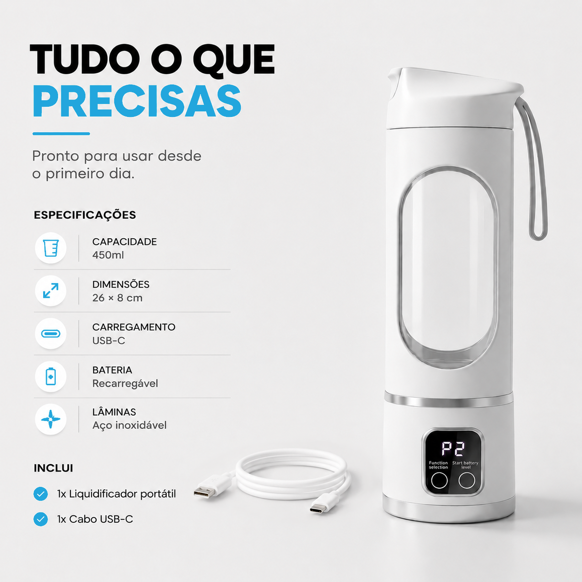 Liquidificador Portátil